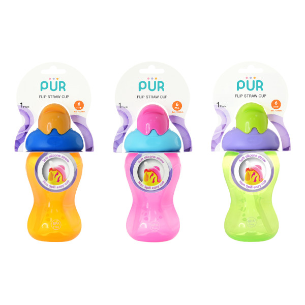 Pur Flip Straw Cup 250 ml (9005)